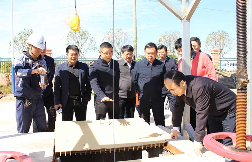 江西省生態(tài)環(huán)境廳黨組書記、廳長徐延彬一行蒞臨挺進(jìn)環(huán)保和樂新村項(xiàng)目點(diǎn)視察調(diào)研